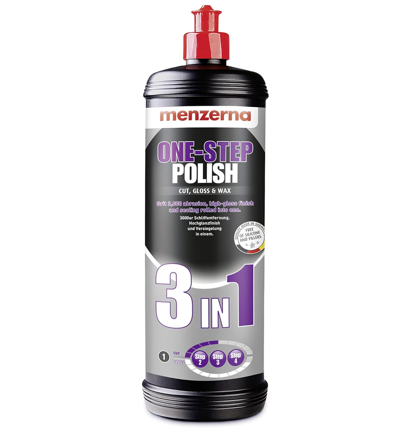 Menzerna 3 in 1 Cut, Polish, and Wax